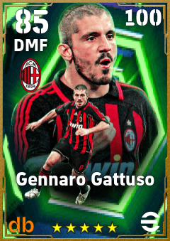 Gennaro Gattuso — DMF, OVR 85, MAX 100