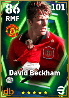David Beckham eFootball player card