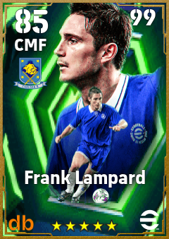 Frank Lampard — CMF, OVR 85, MAX 99