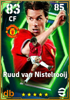 Ruud van Nistelrooij — CF, OVR 83, MAX 85