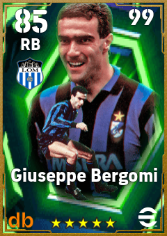 Giuseppe Bergomi — RB, OVR 85, MAX 99