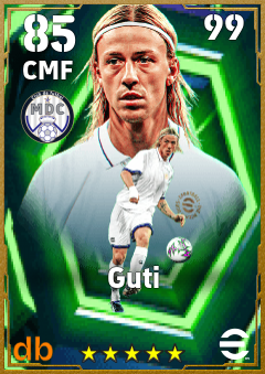 Guti eFootball player card
