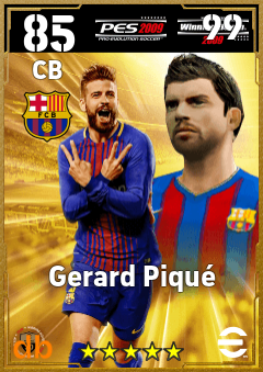Gerard Piqué eFootball player card