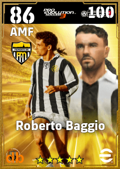Roberto Baggio eFootball player card