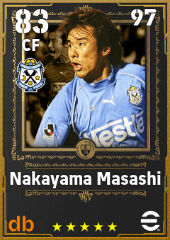 Nakayama Masashi — CF, OVR 83, MAX 97
