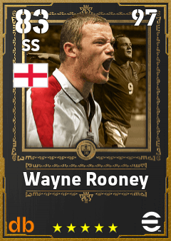 Wayne Rooney — SS, OVR 83, MAX 97
