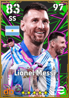 Lionel Messi eFootball player card