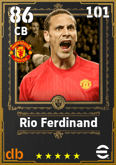 Rio Ferdinand eFootball player card