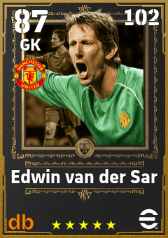 Edwin van der Sar — GK, OVR 87, MAX 102