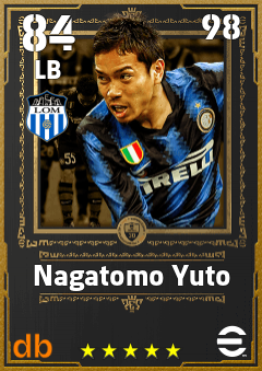 Nagatomo Yuto — LB, OVR 84, MAX 98