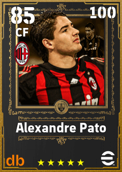 Alexandre Pato — CF, OVR 85, MAX 100