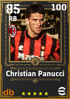 Christian Panucci — RB, OVR 85, MAX 100