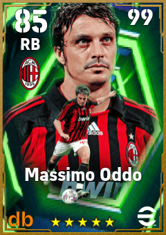 Massimo Oddo — RB, OVR 85, MAX 99