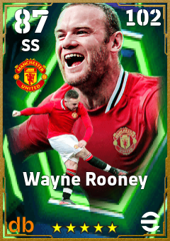 Wayne Rooney eFootball player card