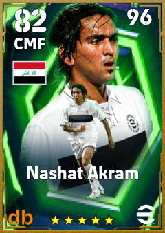 Nashat Akram — CMF, OVR 82, MAX 96