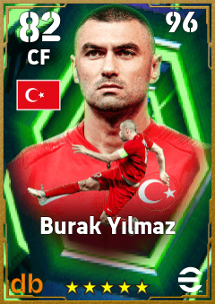 Burak Yılmaz — CF, OVR 82, MAX 96