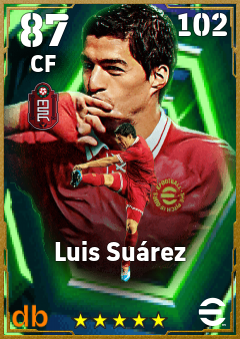 Luis Suárez eFootball player card