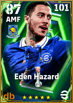 Eden Hazard — AMF, OVR 87, MAX 101