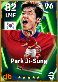 Park Ji-Sung — LMF, OVR 82, MAX 96