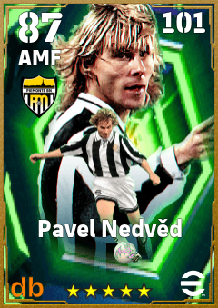 Pavel Nedvěd — AMF, OVR 87, MAX 101