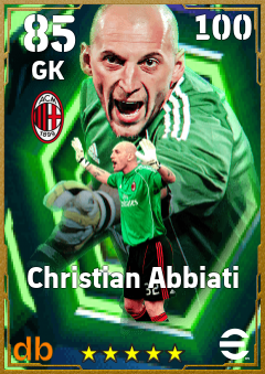 Christian Abbiati — GK, OVR 85, MAX 100