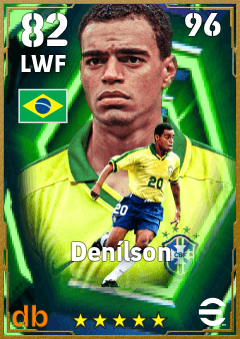 Denílson — LWF, OVR 82, MAX 96
