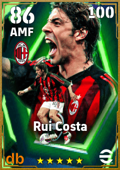 Rui Costa — AMF, OVR 86, MAX 100