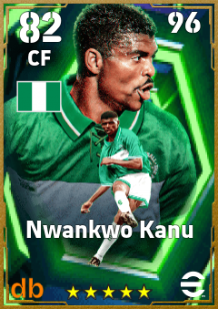 Nwankwo Kanu — CF, OVR 82, MAX 96