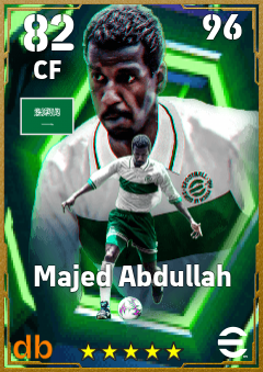 Majed Abdullah — CF, OVR 82, MAX 96