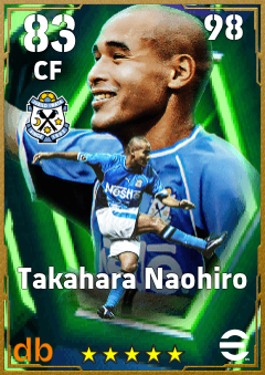 Takahara Naohiro — CF, OVR 83, MAX 98