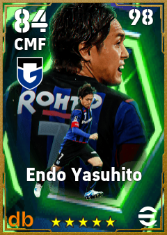 Endo Yasuhito — CMF, OVR 84, MAX 98
