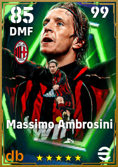 Massimo Ambrosini — DMF, OVR 85, MAX 99
