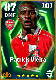 Patrick Vieira eFootball player card