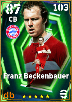 Franz Beckenbauer eFootball player card