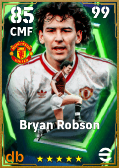 Bryan Robson — CMF, OVR 85, MAX 99
