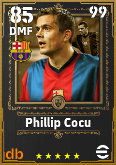 Phillip Cocu — DMF, OVR 85, MAX 99