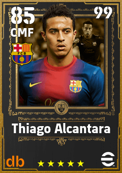 Thiago Alcantara eFootball player card