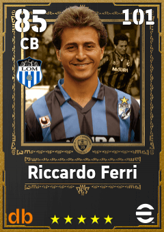 Riccardo Ferri — CB, OVR 85, MAX 101