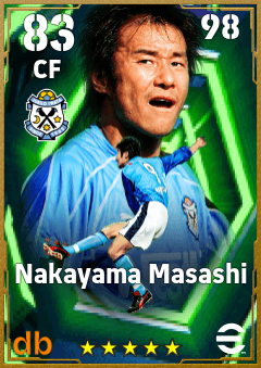 Nakayama Masashi — CF, OVR 83, MAX 98