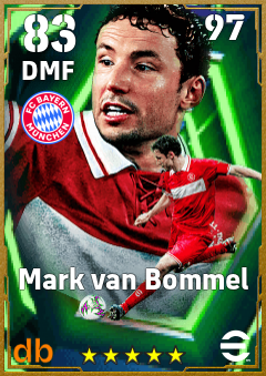 Mark van Bommel — DMF, OVR 83, MAX 97