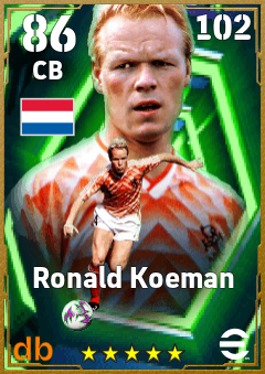 Ronald Koeman eFootball player card