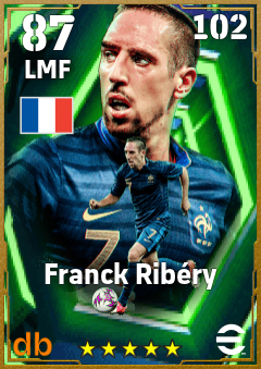 Franck Ribéry eFootball player card