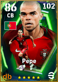 Pepe eFootball player card
