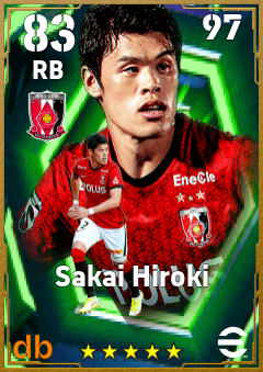 Sakai Hiroki — RB, OVR 83, MAX 97