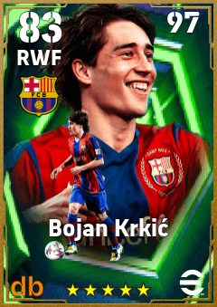 Bojan Krkić — RWF, OVR 83, MAX 97