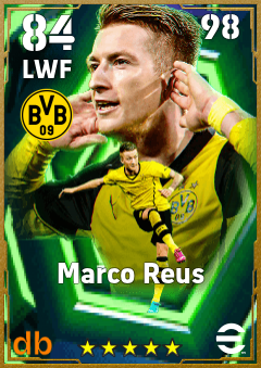 Marco Reus — LWF, OVR 84, MAX 98