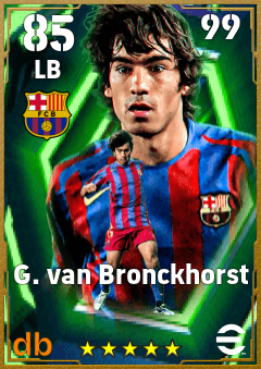 G. van Bronckhorst — LB, OVR 85, MAX 99