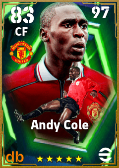 Andy Cole eFootball player card