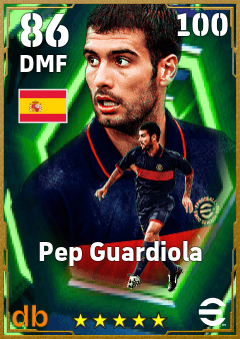 Pep Guardiola eFootball player card