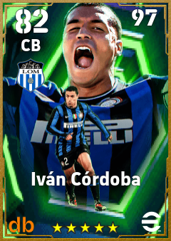Iván Córdoba — CB, OVR 82, MAX 97